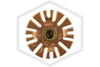 Viking™ VK470 Pendent Sprinkler | Residential | 3.0K | Brass | 175F | 17147AD | QRFS™ | Deflector