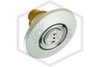 Viking™ VK426 Flush Institutional Pendent Sprinkler | QR | 5.6K | Grey | 165F | 19663MC/RAL9006 | 3 in. Escutcheon Assembled