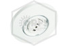 Viking™ Flush Institutional Escutcheon | Painted White | 1/2 in. Sprinkler | 23196M/W | QRFS™ | Pair