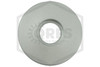 Viking™ Flush Institutional Escutcheon | Painted Grey | 4 in. OD | 1/2 in. Sprinkler | 23197M/RAL9006 | QRFS™ | Top