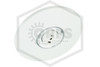 Viking™ VK650 Flush Institutional Pendent Sprinkler | Extended Coverage | QR | 5.6K | White | 165F | 19876MC/W | QRFS™ | 4 in. Escutcheon
