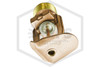 Reliable™ RA1485 Vertical Sidewall Sprinkler | QR | 5.6K | Brass | 135F | F1FR56V0BN | QRFS™ | Hero