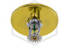 Viking™ Standard Flat Surface-Mounted Escutcheon | 3-5/16 in. OD | Bright Brass | 1/2 in. Sprinkler | 01960AB | Installed