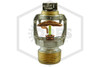 Viking™ VK630 Extended Coverage Horizontal Sidewall Sprinkler | QR | 8.0K | Chrome | 175F | 3/4 in. NPT | 13500FD | QRFS™ | Bottom