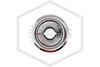 Retrofit Two Piece Escutcheon | FPPI | Recessed | Chrome | 1/2 in. Sprinkler | Top