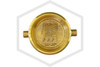 Brass Plug and Chain | FPPI | 2-1/2 in. NST | Cast Brass | Bottom
