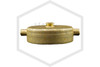 Brass Cap and Chain | FPPI | 2-1/2 in. NST | Cast Brass | Side