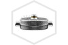 Brass Cap and Chain | FPPI | 1-1/2 in. NST | Polished Chrome | Side