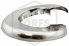Pipe Wall Plate | FPPI | Plastic | Chrome | 1-1/4 in. IPS | 1-5/8 in. Inner Diameter | Split
