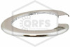 Pipe Wall Plate | FPPI | Plastic | Chrome | 6 in. IPS | 6-3/4 in. Inner Diameter | Split