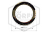 Pipe Wall Plate | FPPI | Plastic | Chrome | 6 in. IPS | 6-3/4 in. Inner Diameter | Dimensions