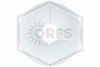 Pipe Wall Plate | FPPI | Plastic | White | 1/2 in. IPS | 7/8 in. Inner Diameter | Bottom