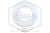 Pipe Wall Plate | FPPI | Plastic | White | 2-1/2 in. IPS | 3 in. Inner Diameter | Dimensions