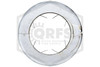 Pipe Wall Plate | FPPI | Metal | Chrome | 5 in. IPS | 5-5/8 in. Inner Diameter | Bottom