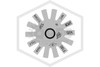 Reliable™ RA6212 Pendent Sprinkler | SR | 8.0K | Brass | 155F | A2151134S8