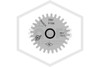 Reliable™ RA6424 Upright Sprinkler | SR | 5.6K | Chrome | 155F | AA151032R9 | Deflector
