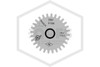 Reliable™ RA6424 Upright Sprinkler | SR | 5.6K | Chrome | 175F | AA171032R9 | Deflector