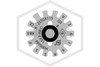Victaulic™ V3616 Pendent Dry Sprinkler | Recessed | QR | Black | 155F | Deflector