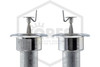 Reliable™ R5734 Dry Horizontal Sidewall Sprinkler | 18 in. | QR | 5.6K | Recessed Escutcheon | Chrome | 155F | H002211800