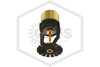 Victaulic™ V3412 Pendent Sprinkler | QR | 11.2K | Black | 135F | S34-2BAQ6B0