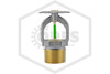 Victaulic™ V1121 Upright Sprinkler | SR | 11.2K | Chrome | 200F | S112EFQ620