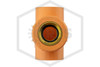 CPVC Threaded Tee Adapter 1 in. x 1 in. x 1/2 in. | Viking BlazeMaster™ | V5012SBI-130