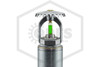 Victaulic™ V3601 Upright Dry Sprinkler | SR | Chrome | 200F | S363AFS42O06010