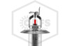 Victaulic™ V3611 Horizontal Sidewall Dry Sprinkler | Flush | SR | Electroless Nickel | 155F | Side