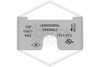 Victaulic™ V3611 Horizontal Sidewall Dry Sprinkler | Flush | SR | Electroless Nickel | 135F | Deflector