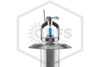 Victaulic™ V3611 Horizontal Sidewall Dry Sprinkler | Flush | SR | Electroless Nickel | 286F | Alt Side