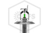 Victaulic™ V3611 Horizontal Sidewall Dry Sprinkler | Flush | SR | Electroless Nickel | 200F | Side