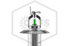 Victaulic™ V3611 Horizontal Sidewall Dry Sprinkler | Flush | SR | Electroless Nickel | 200F | Alt Side