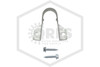 Senju™ Side Mount CPVC Hanger Strap | 1-1/2 in. Pipe | Pre-Galvanized | UL Listed! | SS771
