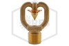 Victaulic™ V125 Directional Spray Nozzle | 140 Degree Angle | 4.9K | Brass | S1213M3H10 | Side