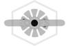 Victaulic™ V120 Directional Spray Nozzle | 80 Degree Angle | 1.2K | Brass | S1213M7C10 | Deflector