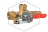Angle Test and Drain Valve | 2 in. NPT | 3/8 in. Orifice | 2.8K | Brass | 700-400-01620