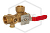 Angle Test and Drain Valve | 1 in. NPT | 8.0K | 17/32" Orifice | Brass | 700-400-00560