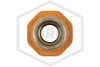 CPVC Female Sprinkler Head Adapter | 3/4 in. x 1/2 in. Brass Thread with Positioning Ring | Spears FlameGuard™ | R4235-101