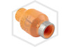 CPVC Special Reinforced Thread Inlet Swing Check Valve | 1 in. SR Fipt x Socket | Spears FlameGuard™ | S1520-10FSRSCO