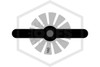 Tyco™ EA-1 ProtectoSpray Spray Nozzle | 175F | 1/2 in. Orifice | 160 Degree Spray Angle | Brass |  49-960-1-175