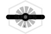 Tyco™ EA-1 ProtectoSpray Spray Nozzle | 175F | 1/4 in. Orifice | 65 Degree Spray Angle | Chrome |  49-765-6-175