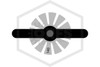Tyco™ EA-1 ProtectoSpray Spray Nozzle | 400F | 1/2 in. Orifice | 140 Degree Spray Angle | Brass |  49-940-1-400