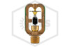 Tyco™ EA-1 ProtectoSpray Spray Nozzle | 400F | 1/2 in. Orifice | 160 Degree Spray Angle | Brass |  49-960-1-400