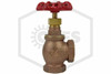 Angle Valve | 3/4 in. | Brass | 175 PSI | Side Image | QRFS