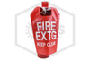 Fire Extinguisher Cover with Window | ABC Dry Chemical | 5 lb. to 10 lb. | FE-1W | QRFS™