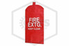 Extinguisher Cover | Carbon Dioxide | 10 lb. to 20 lb. | QRFS™ | Front
