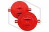 Breakable Cap for FDCs | Plastic | 2-1/2 in. | Set of Two | QRFS™ | Other Side Image