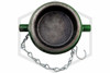 Inside of Plug & Chain | 3" (76.2 mm) Cast Iron Plug & Chain | NYFD | Green (Auto Spkr)