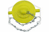 Iron Plug and Chain | 3 in. NYFD | Yellow (Auto Sprk/Standpipe) | QRFS™ | Top Image