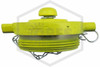 Iron Plug and Chain | 3 in. NYFD | Yellow (Auto Sprk/Standpipe) | QRFS™ | Side Image